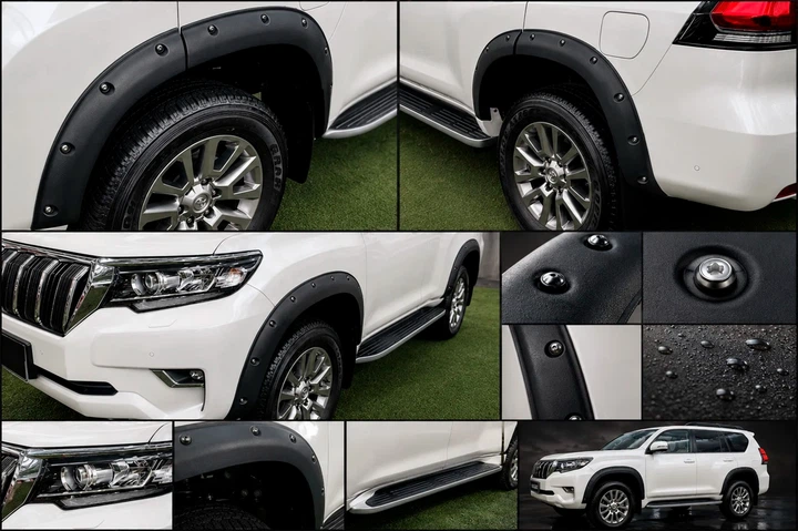 Комплект розширювачів арок (6 шт) для Toyota Land Cruiser Prado 150 2009-2023 рр - зображення 2