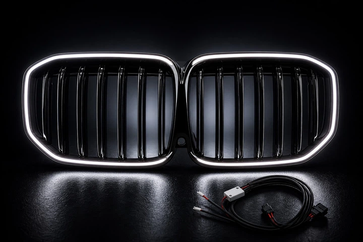 Ноздри M-Look LED (2019-2022, черный глянец) для BMW X7 G07 2019- гг - Фото 11 Ноздри M-Look LED (2019-2022, черный глянец) для BMW X7 G07 2019- гг - изображение 11