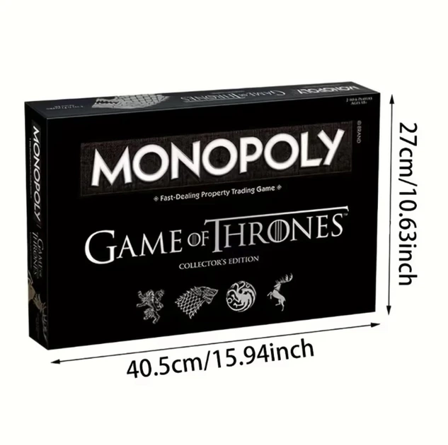 Настільна гра Монополія Гра престолів Monopoly Game of Thrones англомовна - Фото 3 Настільна гра Монополія Гра престолів Monopoly Game of Thrones англомовна - изображение 3