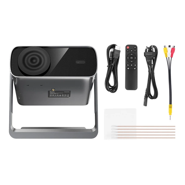 Проектор Hoco DT5 Smart electric focus (1080P, Android version) Серый - изображение 5