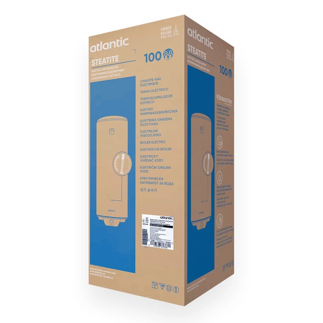Водонагреватель Atlantic Steatite Elite VM 100 D400S-2-BC (1500W) бойлер - изображение 7