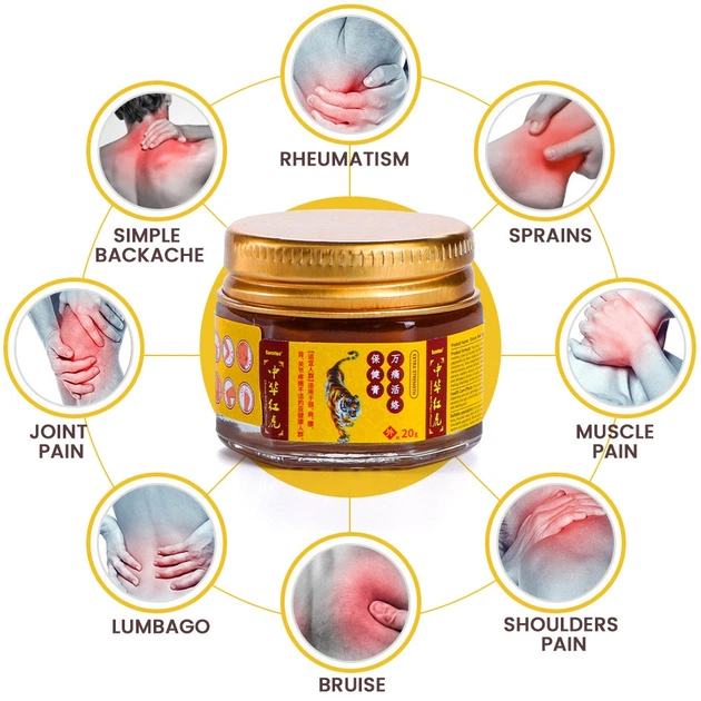 Тигровий тайський бальзам червоний Tiger Balm Red, 20 мл - зображення 4