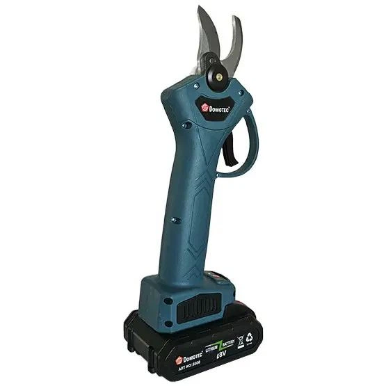 Аккумуляторный садовый секатор Domotec D8500 18V (2х1.5 Ач), бесщеточный электросекатор для веток до 25 мм в кейсе - изображение 4