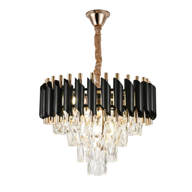 Светильник подвесной LUMINARIA VALERY 8xE14 R480 BLACK/GOLD - изображение 2