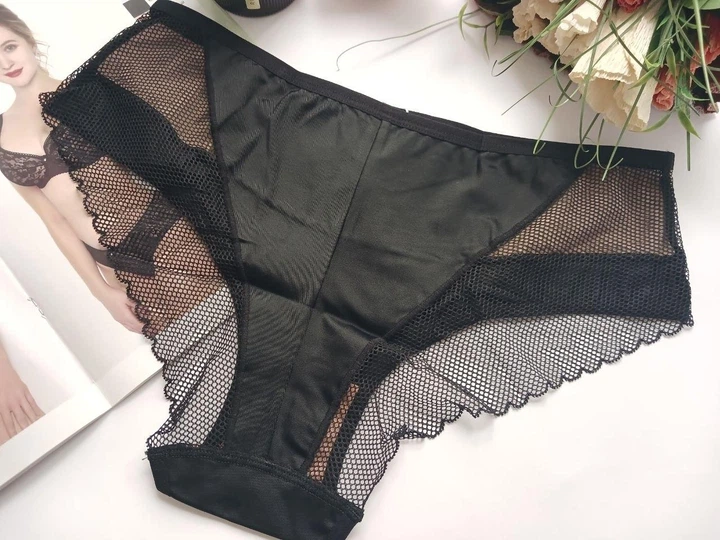 Трусики Lanny mode 51566 L чорно-бежевий - Фото 2 Трусики Lanny mode 51566 L чорно-бежевий - зображення 2