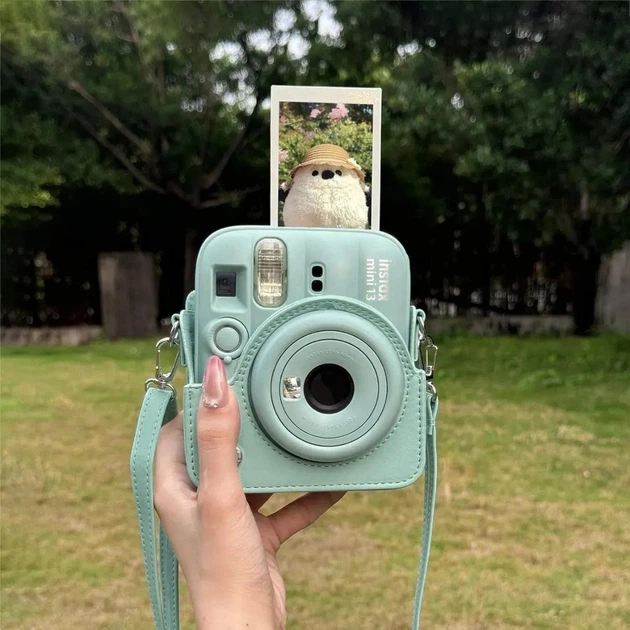 Чохол для фотоапарата Fujifilm Instax Mini 13 Lagoon Green (Зелений) - Фото 6 Чохол для фотоапарата Fujifilm Instax Mini 13 Lagoon Green (Зелений) - изображение 6