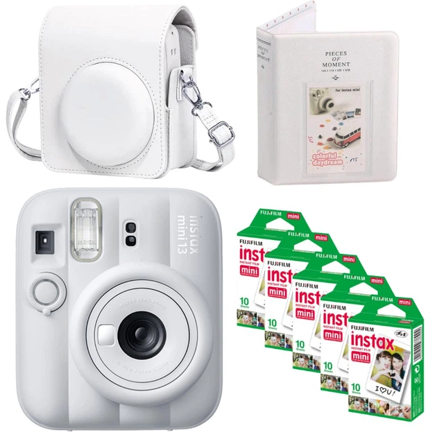 Набор камера Fujifilm Instax Mini 13 Clay White, Фотобумага 50шт, Чехол, Фотоальбом 64 фото Белый (Подарочная упаковка) - Фото 1 Набор камера Fujifilm Instax Mini 13 Clay White, Фотобумага 50шт, Чехол, Фотоальбом 64 фото Белый (Подарочная упаковка) - изображение 1