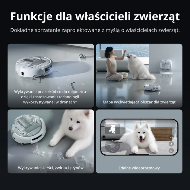 Robot sprzątający DJI Romo P2 Clean More Combo (CRR2P) - Zdjęcie 10 Robot sprzątający DJI Romo P2 Clean More Combo (CRR2P) - obraz 10
