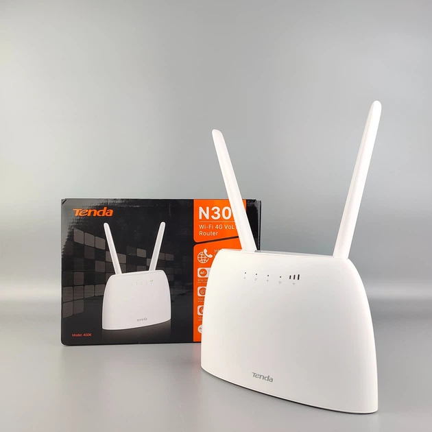 Маршрутизатор Tenda 4G06 N300 4G LTE Белый (102245301) - Уценка - изображение 9