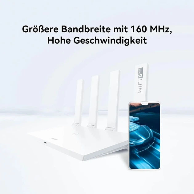 Маршрутизатор HUAWEI AX3 Wi-Fi 6 Plus Белый (102203107) - изображение 3