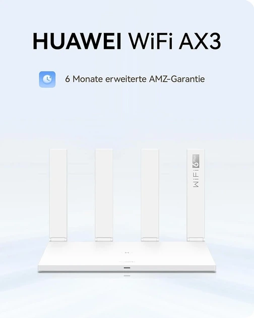 Маршрутизатор HUAWEI AX3 Wi-Fi 6 Plus Белый (102203107) - изображение 4