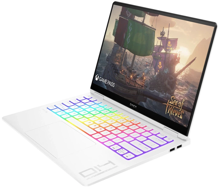 Ноутбук 14" HP OMEN Transcend (14-fb0297ng) Intel Core Ultra 9 185H RAM 32GB SSD 1TB GeForce RTX 4070 Win11 Алюминиевый корпус (UKR) (102295867) - Уценка - изображение 3