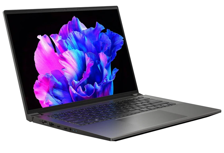 Ноутбук 14.5" Acer Swift X 14 Intel Core i5-13500H RAM 16GB SSD 512GB GeForce RTX 4050 10ч батарея Win11 Алюминиевый корпус (UKR) (102277940) - Уценка - Фото 4 Ноутбук 14.5" Acer Swift X 14 Intel Core i5-13500H RAM 16GB SSD 512GB GeForce RTX 4050 10ч батарея Win11 Алюминиевый корпус (UKR) (102277940) - Уценка - изображение 4