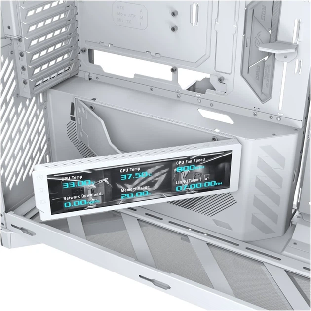 Корпус ASUS ROG Cronox GR801 ARGB White (90DC00T3-B09030) - Фото 11 Корпус ASUS ROG Cronox GR801 ARGB White (90DC00T3-B09030) - изображение 11