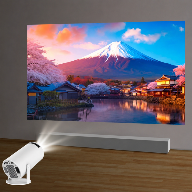 Мини-проектор Magcubic 720P Native, 4K/1080P, Wi-Fi 6, Bluetooth 5.4, 200 ANSI, поворот 180°, Smart - изображение 9