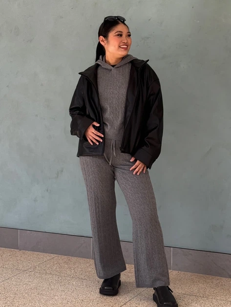 Куртка из искусственной кожи женская Uniqlo 490148469 M Черная (1159851802) - изображение 12