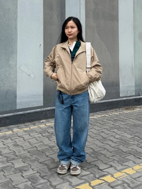 Лонгслив длинный женский Uniqlo 652251550 L Зеленый (1162016360) - изображение 9