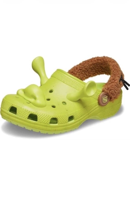 Жіночі крокси класік Клог Шрек Crocs Classic Dreamworks SHREK Clog (38-39, зелений) - зображення 2