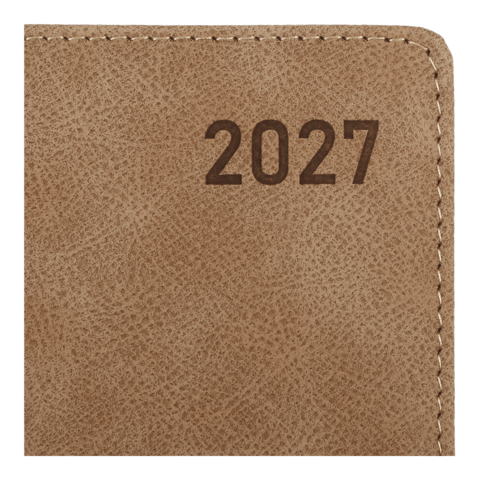 Щоденник датований 2027 BUROMAX А5 RANGE 211001-18 світло-коричневий /BM.211001-18/ - зображення 4