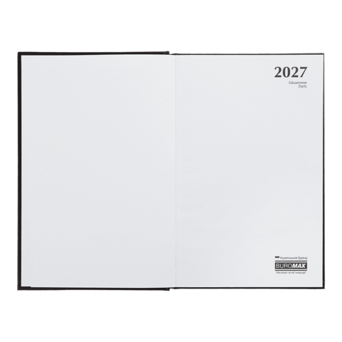 Щоденник датований 2027 BUROMAX А5 FLOW 21200-09 сірий /BM.21200-09/ - зображення 7