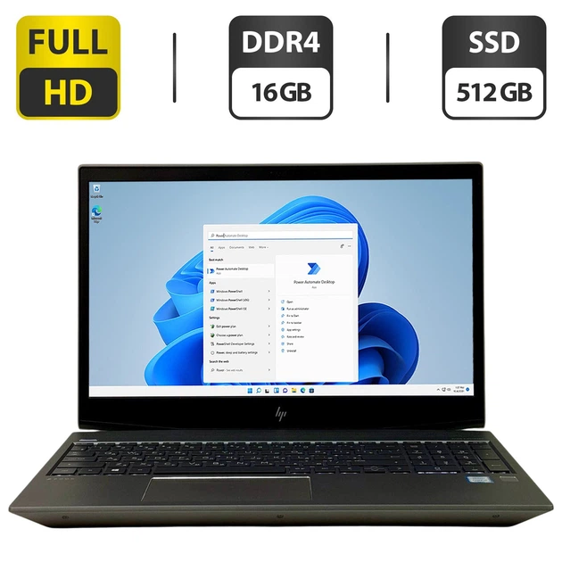 Ноутбук HP ZBook 15v G5 / 15.6" (1920x1080) IPS / Intel Core i5-8300H (4 (8) ядра по 2.3 - 4.0 GHz) / 16 GB DDR4 / 500 GB SSD M.2 / Intel UHD Graphics 630 / WebCam / Windows 10 Pro б/у - Фото 2 Ноутбук HP ZBook 15v G5 / 15.6" (1920x1080) IPS / Intel Core i5-8300H (4 (8) ядра по 2.3 - 4.0 GHz) / 16 GB DDR4 / 500 GB SSD M.2 / Intel UHD Graphics 630 / WebCam / Windows 10 Pro б/у - изображение 2