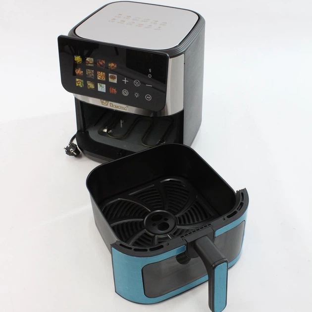 Аэрофритюрница 12 л 4500 Вт с LED-дисплеем Air fryer 360° DOMOTEC MS-3224 - изображение 8