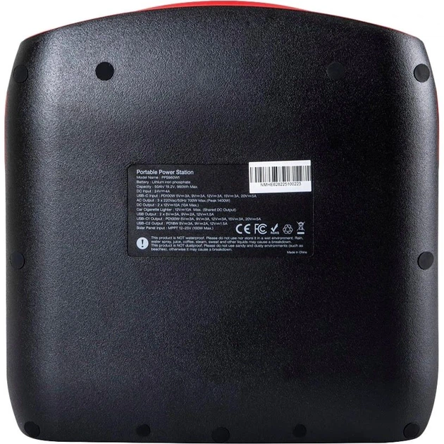 Портативная зарядная станция Energizer PPS960W1 700 Вт 960 Вт·ч LiFePO4 с быстрой зарядкой Power Delivery - изображение 5