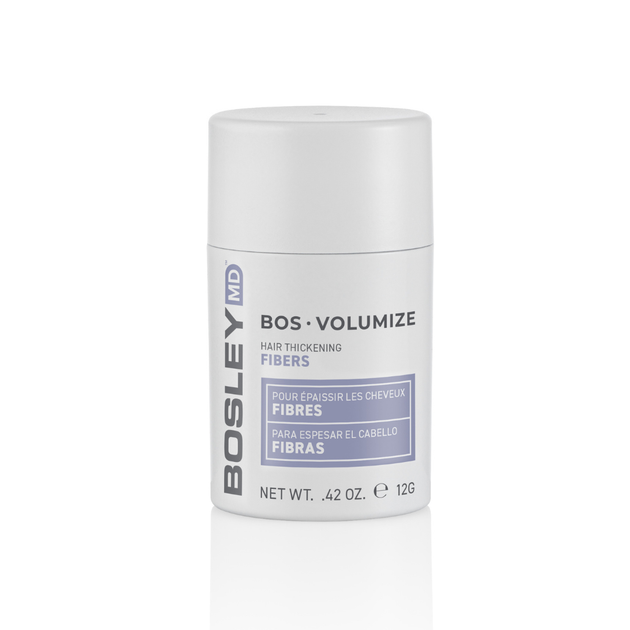 Кератиновые волокна BosleyMD BOS Volumize, средне-коричневые, 12 г 36004 - изображение 2