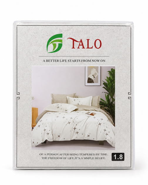 Постільна білизна Сатин Comfort 180х220, TALO - Фото 2 Постільна білизна Сатин Comfort 180х220, TALO - зображення 2