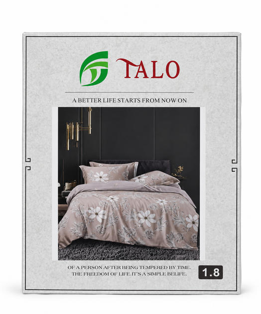 Постільна білизна Сатин Comfort 180х220, TALO - Фото 2 Постільна білизна Сатин Comfort 180х220, TALO - зображення 2