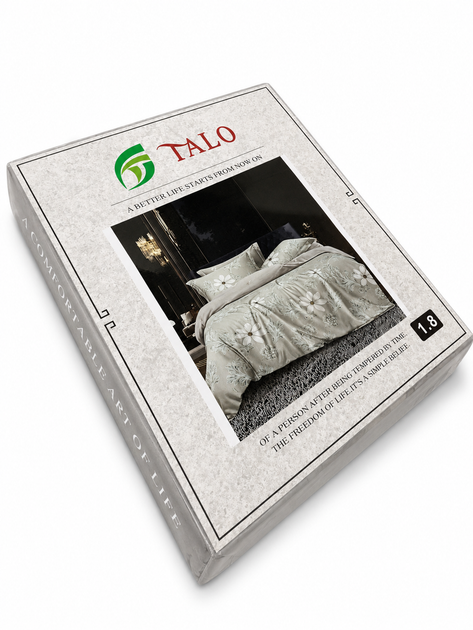 Постільна білизна Сатин Comfort 180х220, TALO - Фото 3 Постільна білизна Сатин Comfort 180х220, TALO - зображення 3