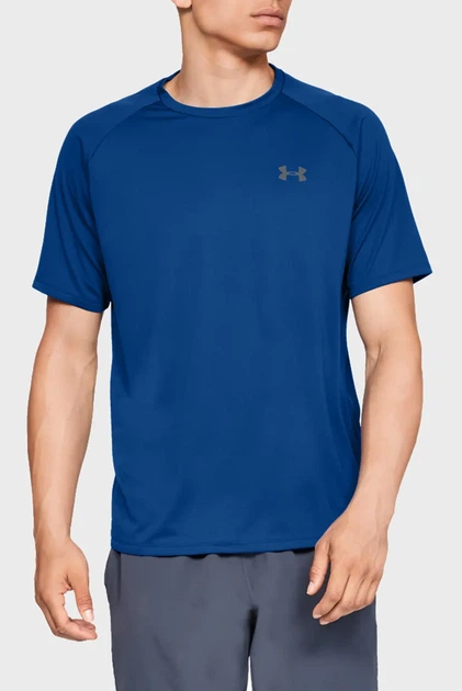 Чоловіча синя футболка UA Tech 2.0 SS Tee Under Armour S 1326413-400 - Фото 1 Чоловіча синя футболка UA Tech 2.0 SS Tee Under Armour S 1326413-400 - изображение 1