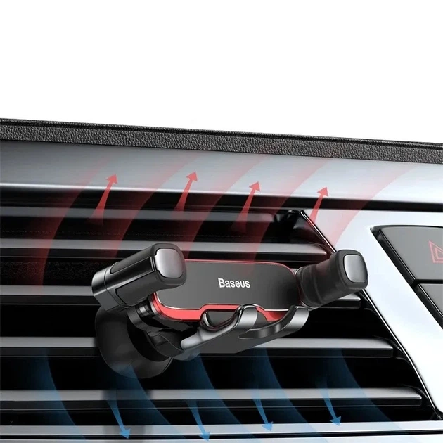 Автотримач для телефона Baseus Mr Hui Gravity Car Mount Black - Фото 11 Автотримач для телефона Baseus Mr Hui Gravity Car Mount Black - зображення 11