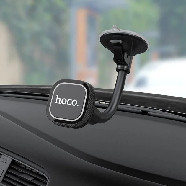 Автотримач для телефона HOCO CA55 Astute series windshield car holder Black/Gray - Фото 7 Автотримач для телефона HOCO CA55 Astute series windshield car holder Black/Gray - изображение 7