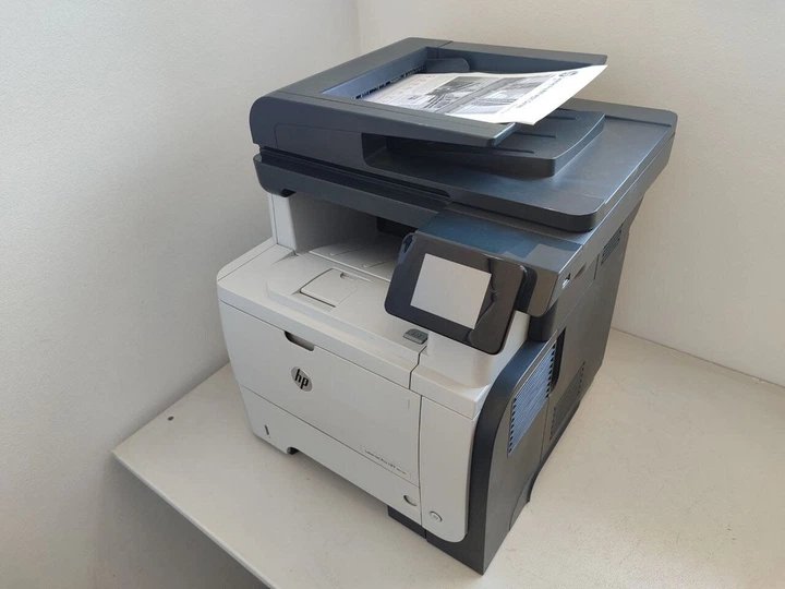 МФУ HP LaserJet Pro MFP M521dn / Лазерний монохромний друк / 1200x1200 dpi / A4 / 42 стр/хв / USB 2.0, Ethernet / Дуплекс / Кабелі в комплекті б/в - зображення 2