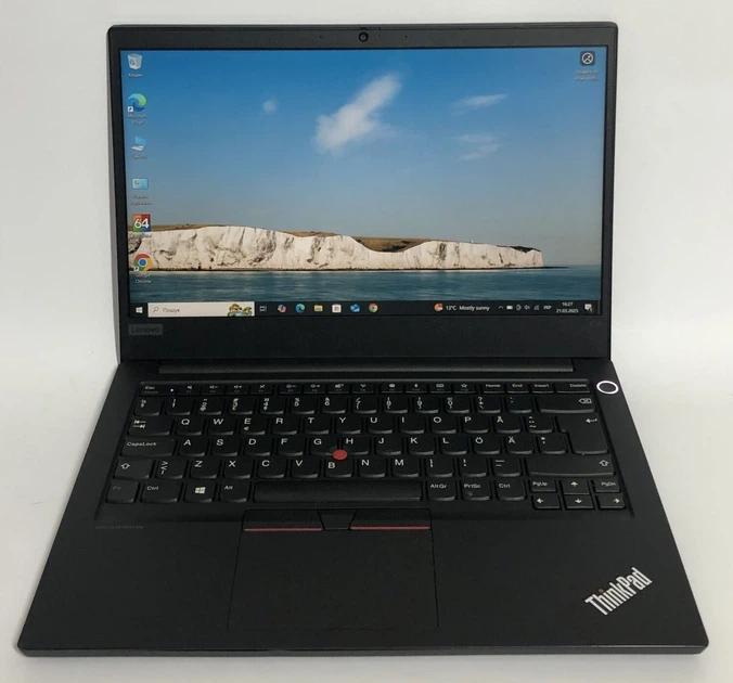 Ультрабук Б-класс Lenovo ThinkPad E14 G1 / 14'' IPS / Core i3-10110U (2(4) ядра по 2.1-4.2GHz) / 8GB DDR4 / 256GB SSD / UHD Graphics / WebCam / HDMI б/у - изображение 4