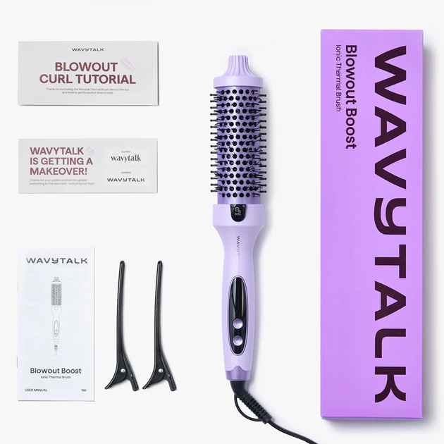 Термощетка Wavytalk Blowout Boost 38 мм, 68 Вт, ионизация, керамика, 5 температур 150–215°C - изображение 6