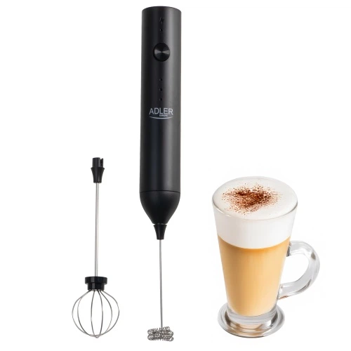 Спінювач молока Adler AD 4533 — акумуляторний 2-в-1 із 3 швидкостями та USB-C - зображення 5