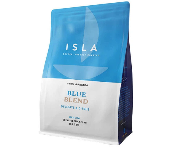 Кава мелена Isla Blue Blend 200 г - Фото 1 Кава мелена Isla Blue Blend 200 г - зображення 1