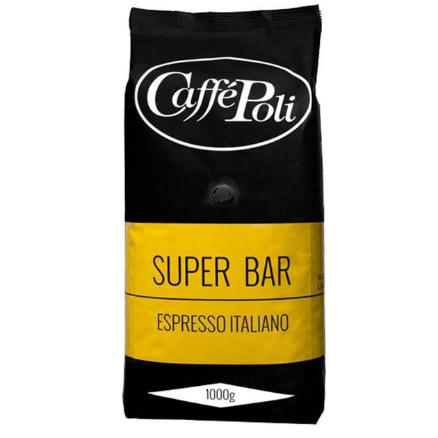 Кофе в зернах Caffe Poli Superbar 1 кг - Фото 1 Кофе в зернах Caffe Poli Superbar 1 кг - изображение 1