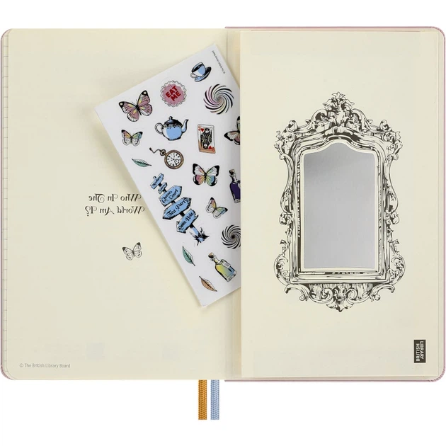 Записник Moleskine Alice Adventures in Wonderland середній / Лінійка 8056711513393 - Фото 6 Записник Moleskine Alice Adventures in Wonderland середній / Лінійка 8056711513393 - изображение 6