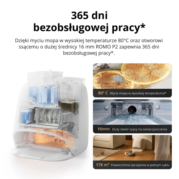 Robot sprzątający DJI Romo A2 (CRR2P) - Zdjęcie 7 Robot sprzątający DJI Romo A2 (CRR2P) - obraz 7
