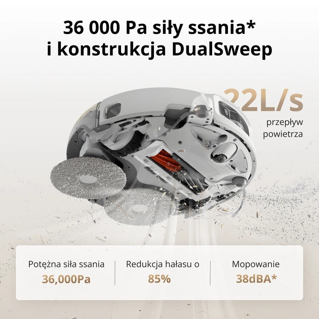 Robot sprzątający DJI Romo A2 (CRR2P) - Zdjęcie 8 Robot sprzątający DJI Romo A2 (CRR2P) - obraz 8