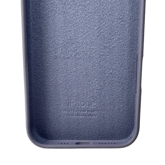 Чохол силіконовий Full Silicone Case for iPhone 16 Pro Lavender Grey (з захистом камери) - Фото 3 Чохол силіконовий Full Silicone Case for iPhone 16 Pro Lavender Grey (з захистом камери) - изображение 3
