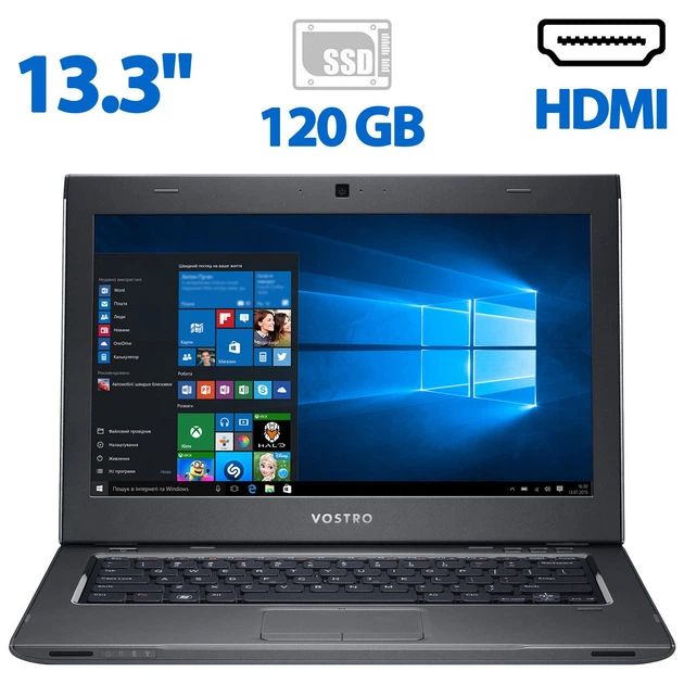 Ультрабук Dell Vostro / 13.3" TN / Core i5-3317U (2(4) ядра по 1.7-2.6 GHz) / 4GB DDR3 / 120GB SSD / HD Graphics 4000 / WebCam / HDMI б/у - Фото 1 Ультрабук Dell Vostro / 13.3" TN / Core i5-3317U (2(4) ядра по 1.7-2.6 GHz) / 4GB DDR3 / 120GB SSD / HD Graphics 4000 / WebCam / HDMI б/у - изображение 1