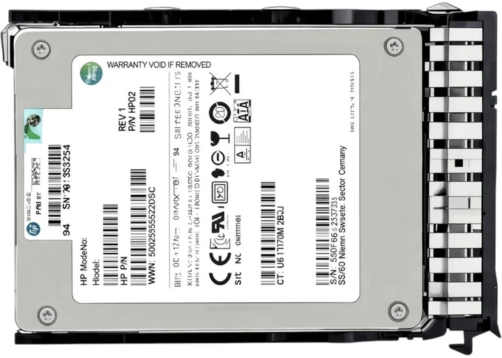 SSD накопичувач 1.6 ТБ HPE P50964-001 NVMe PCIe Gen4 U.3 2.5" SFF Mixed Use (P50964-001) - зображення 4