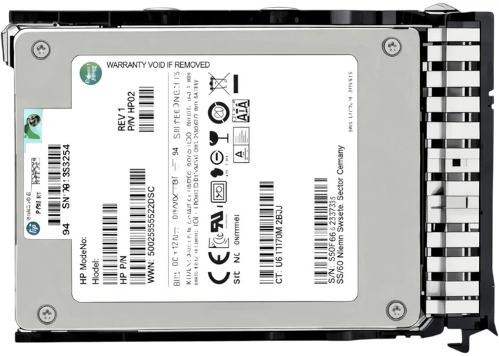SSD накопичувач 1.92 ТБ HPE P41536-001 SFF SAS 12 Гбит/с Mixed Use BC (P41536-001) - зображення 4
