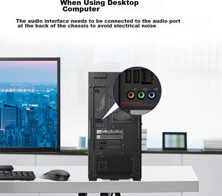 Микрофон Soaiy MK6 компьютерный конденсаторный, для стримов и игр, 3.5мм - изображение 6