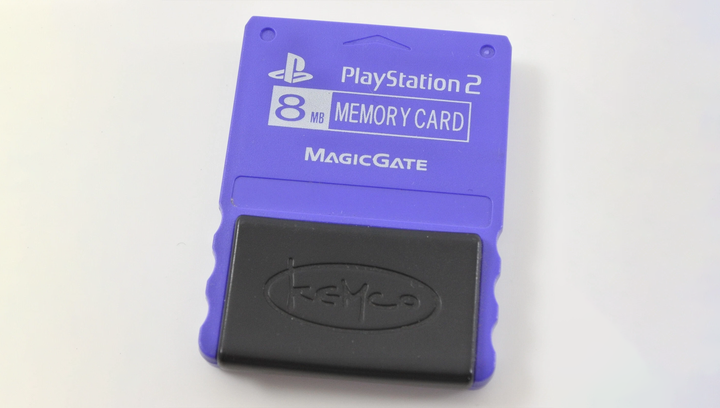 Карта Памяти Sony PlayStation 2 MagicGate Kemco KMC10J 8MB Blue Б/У - изображение 5