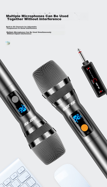 Микрофон беспроводной SAST OK-125 караоке FM - изображение 12